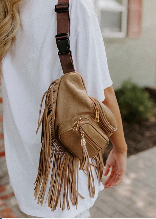 Cowgirl Fringe Crossbody Bag