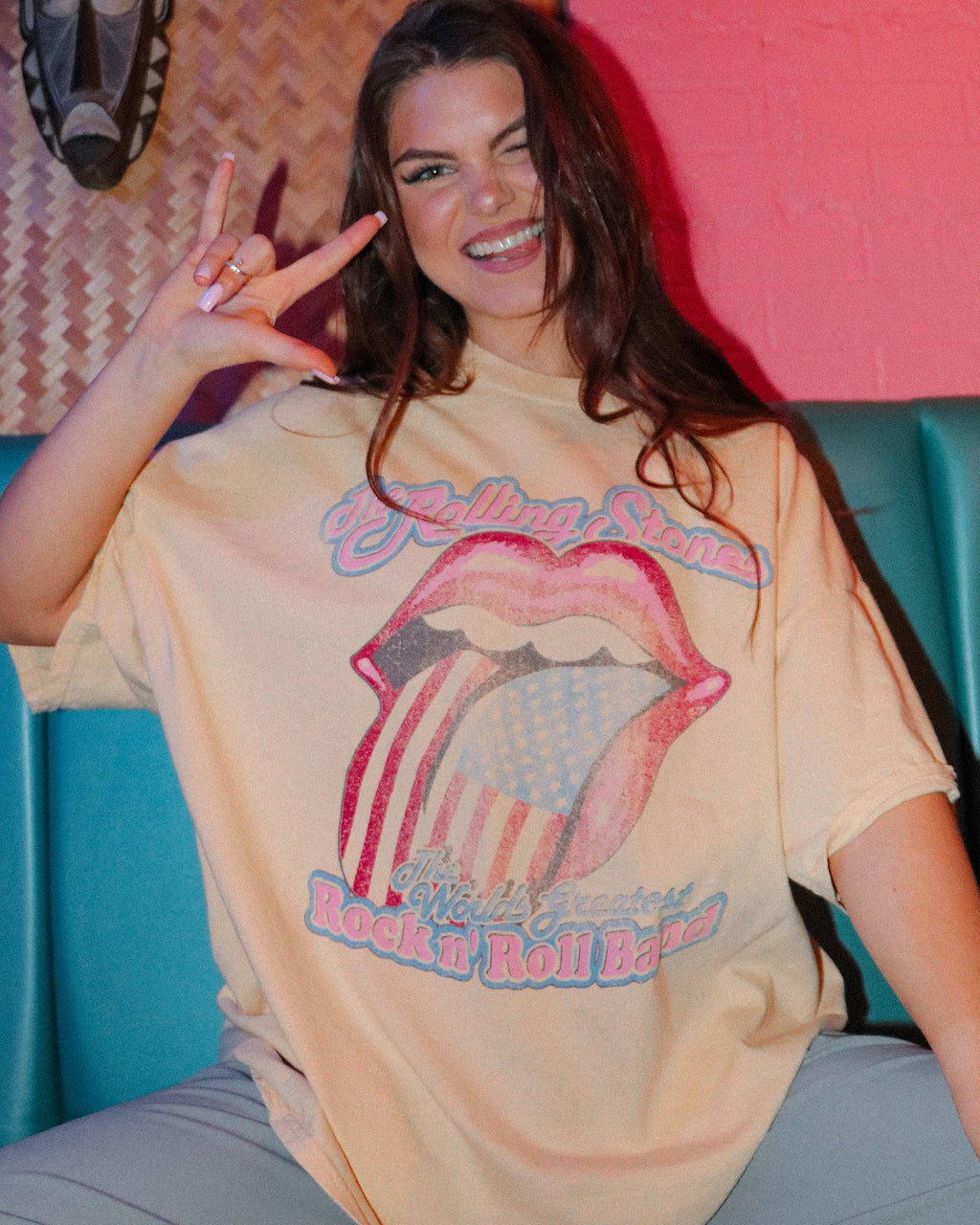 Rolling Stones Yellow Graphic Tee (S-2XL)