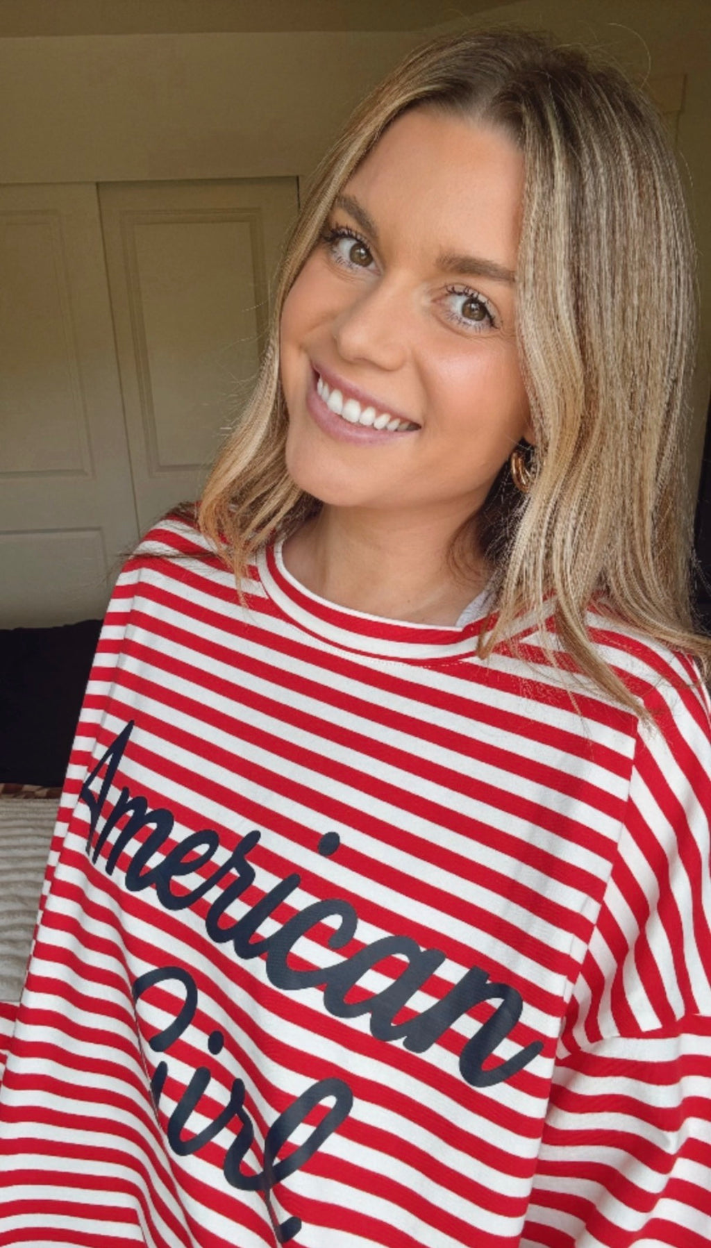 ‘American Girl’ Striped Set