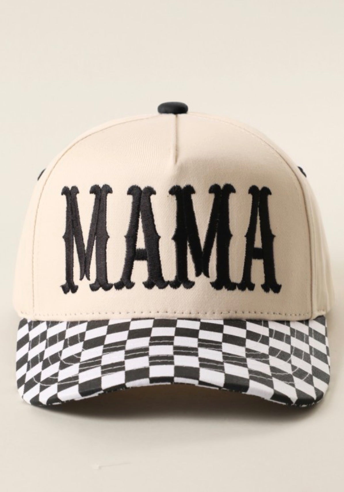 ‘MAMA’ Checkered Trucker Hat