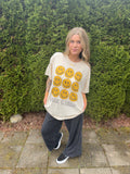 ‘Stay Weird’ Cream Oversized Tee