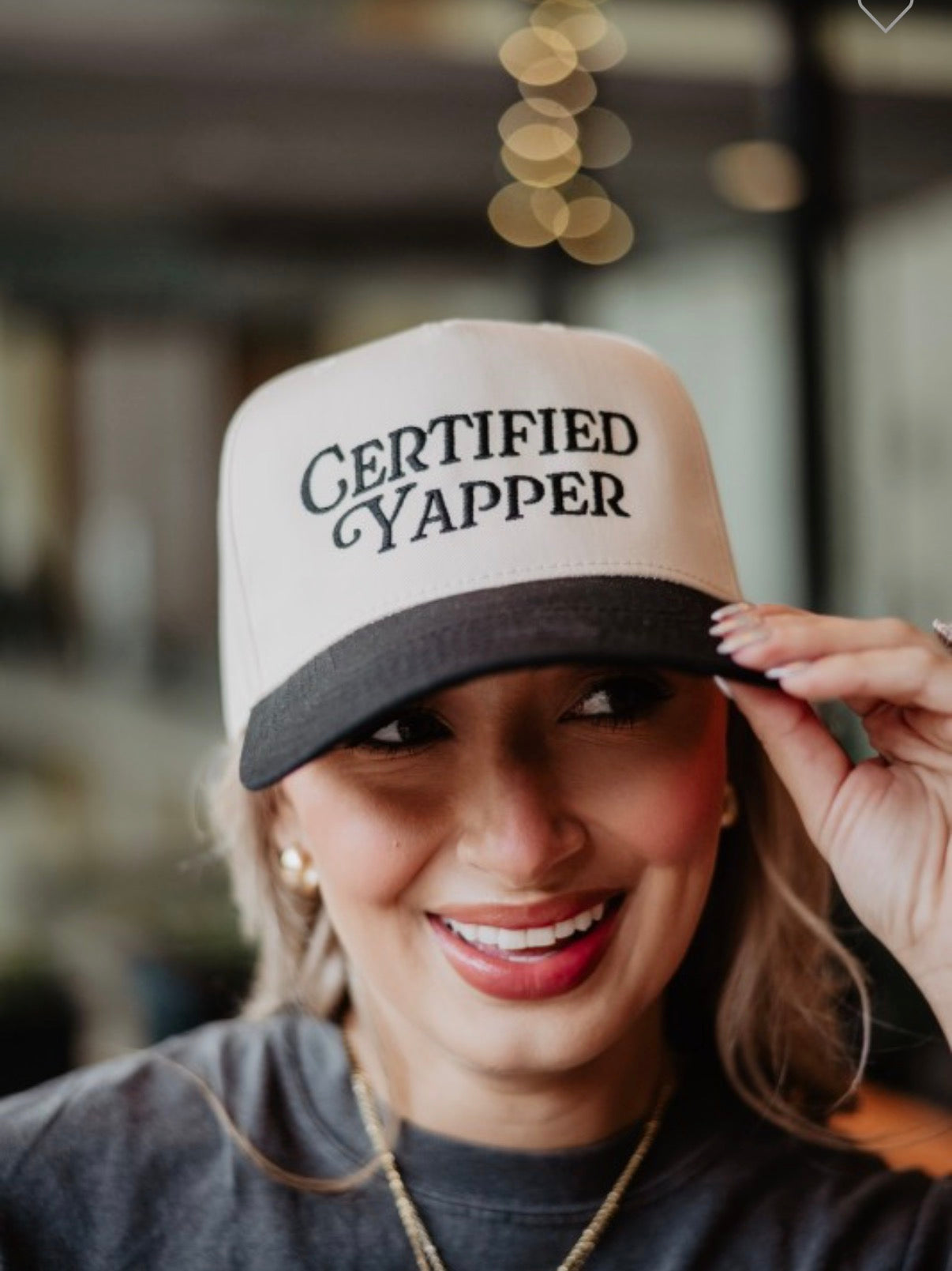 Certified Yapper Two-tone Trucker Hat