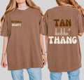 Tan lil’ thang Oversized tee