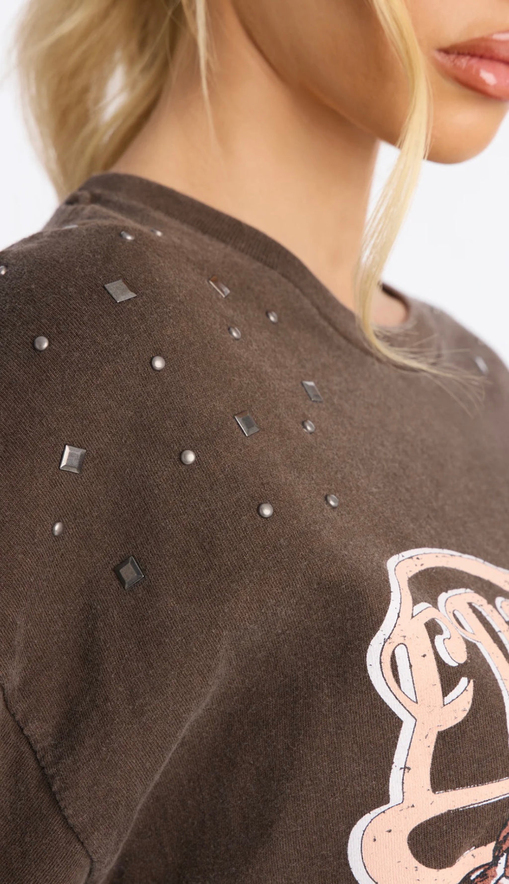 FREEDOM Studded Graphic Tee