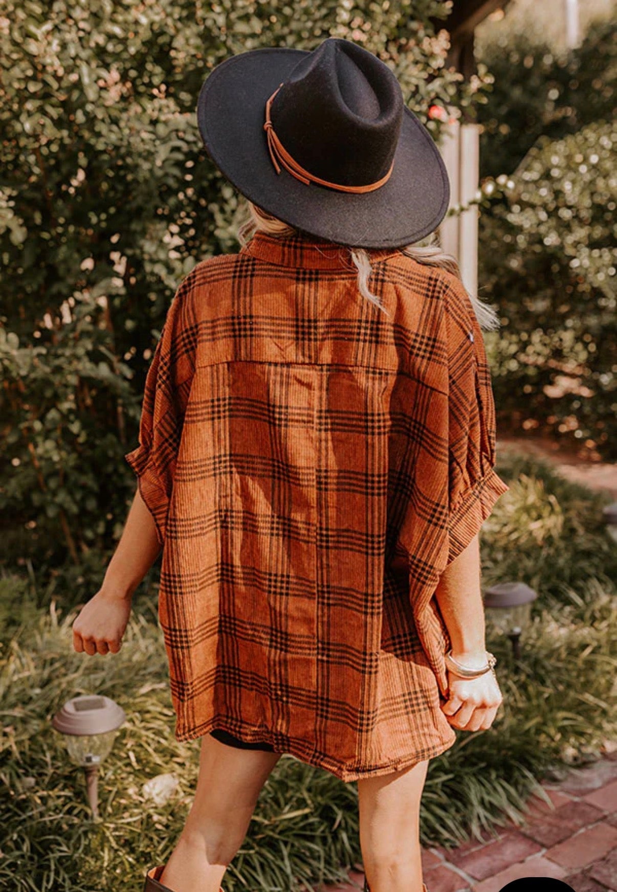 Corduroy Button Up Blouse