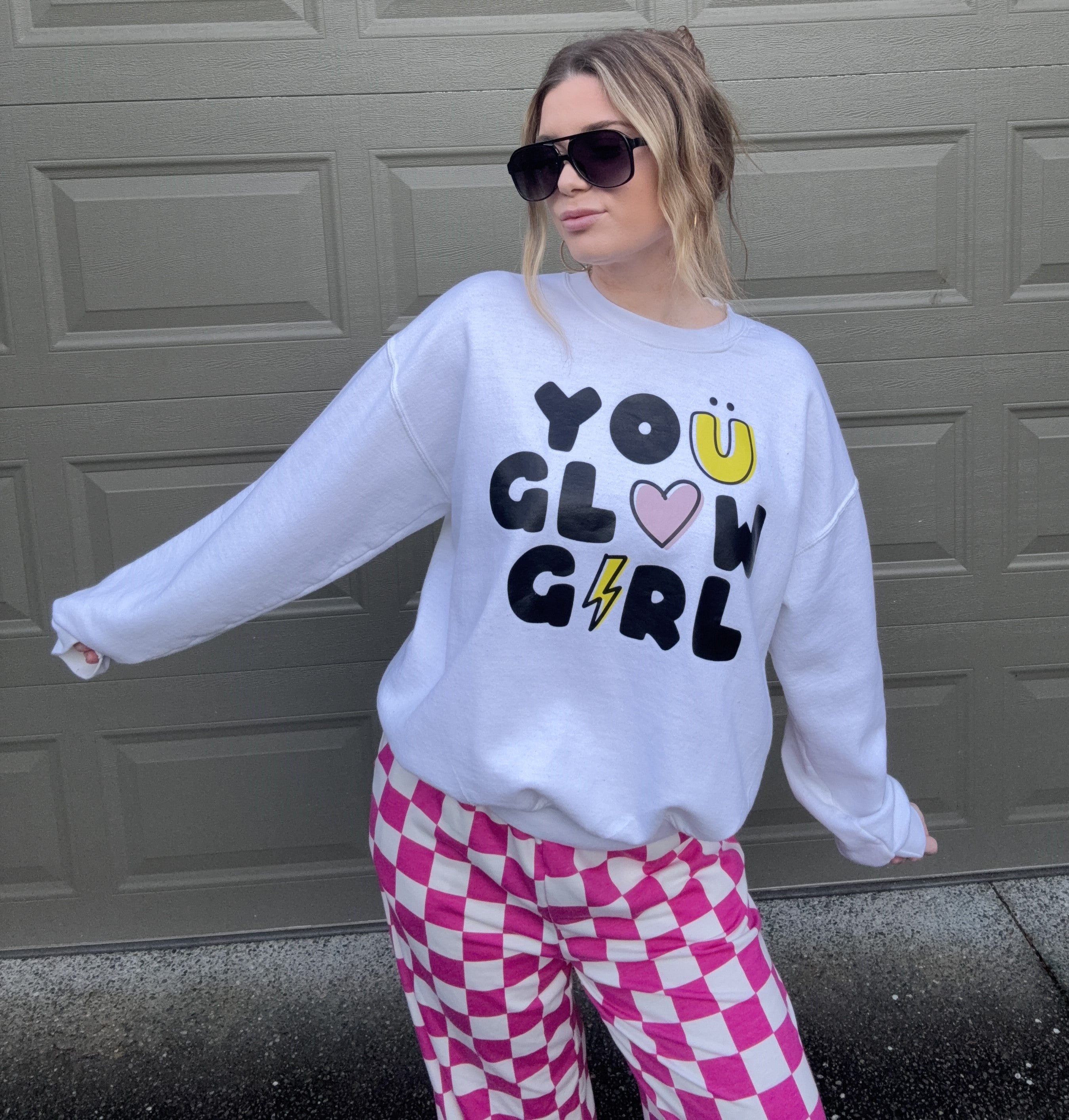You Glow Girl Crew Neck