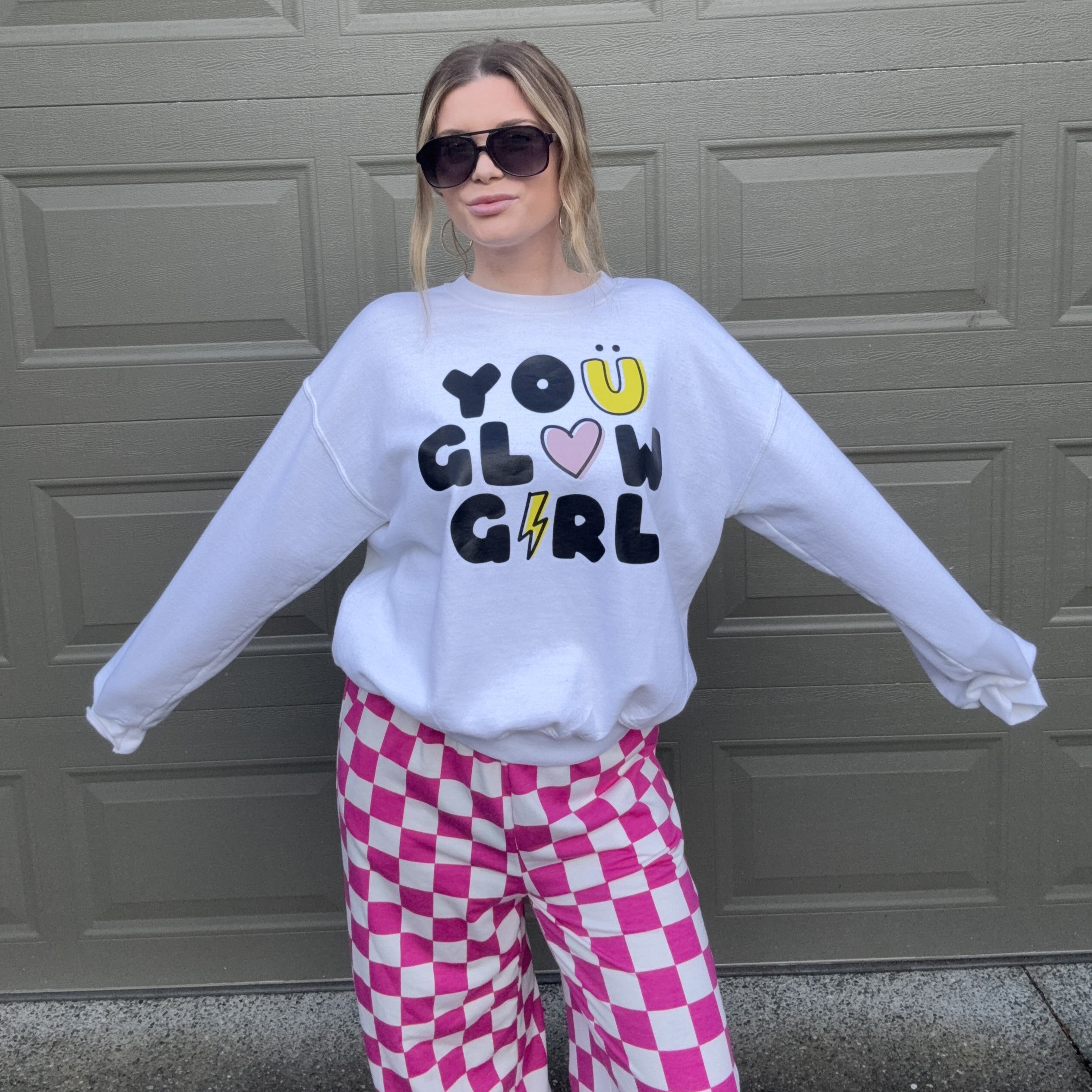 You Glow Girl Crew Neck