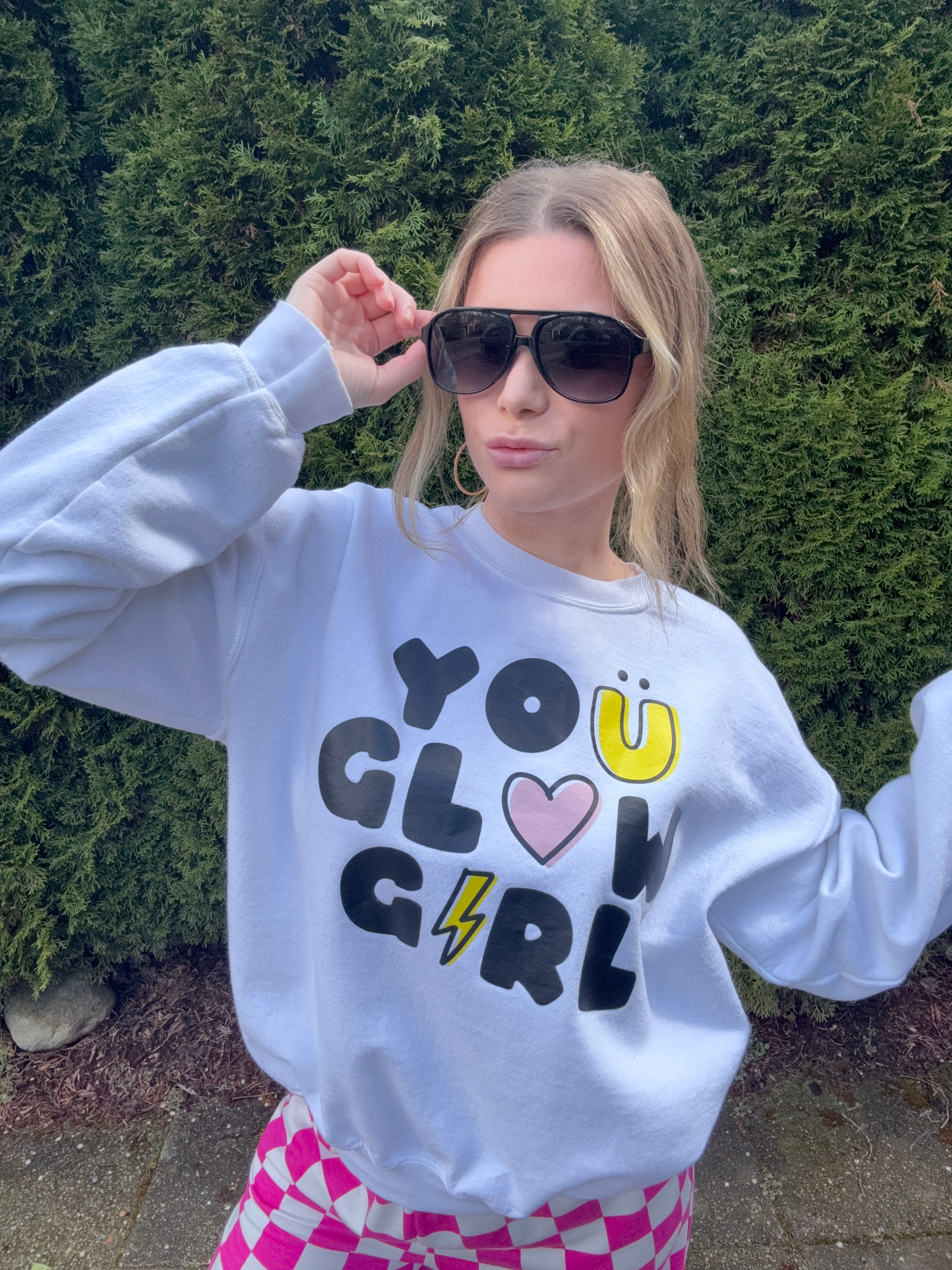 You Glow Girl Crew Neck