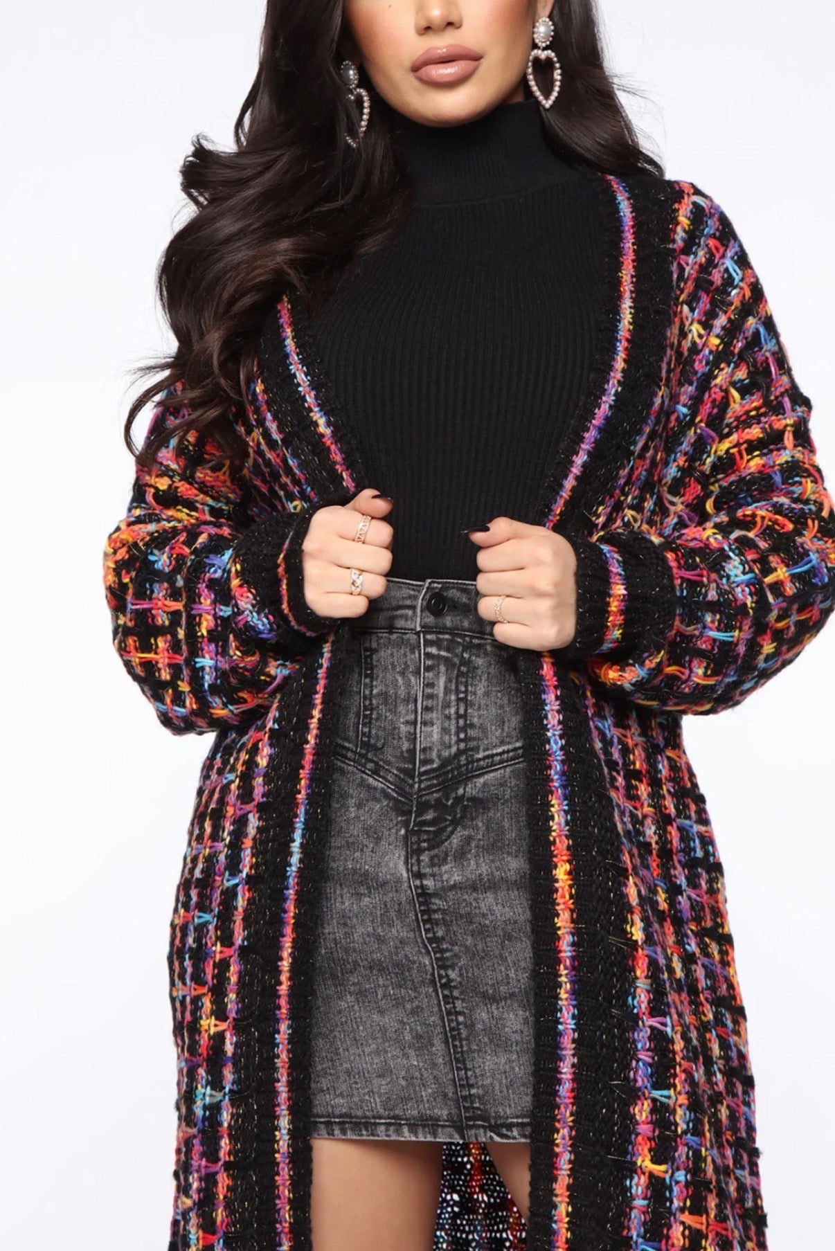 Color Pop Long Cardigan