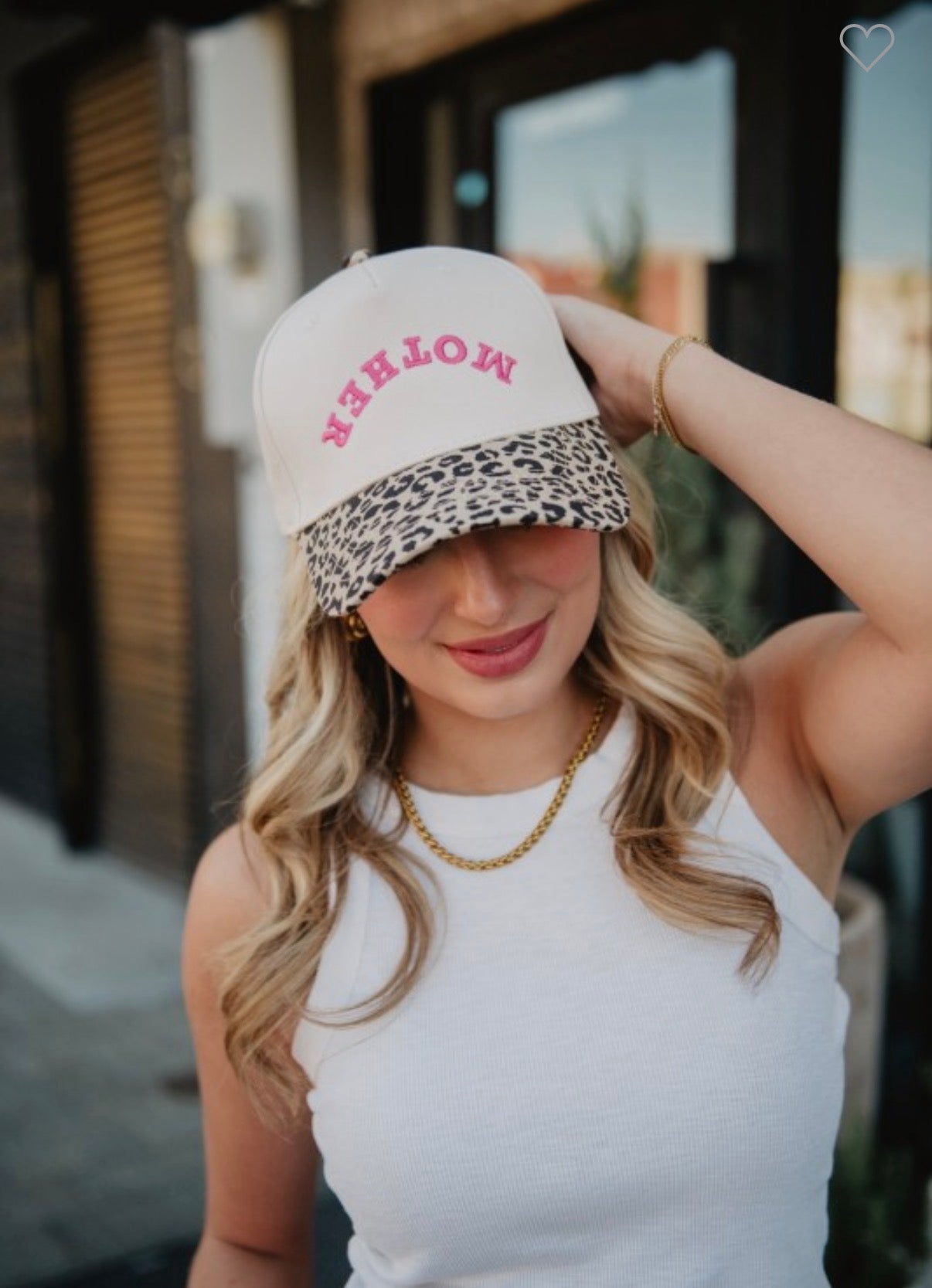Mother Upside Down Leopard Hat