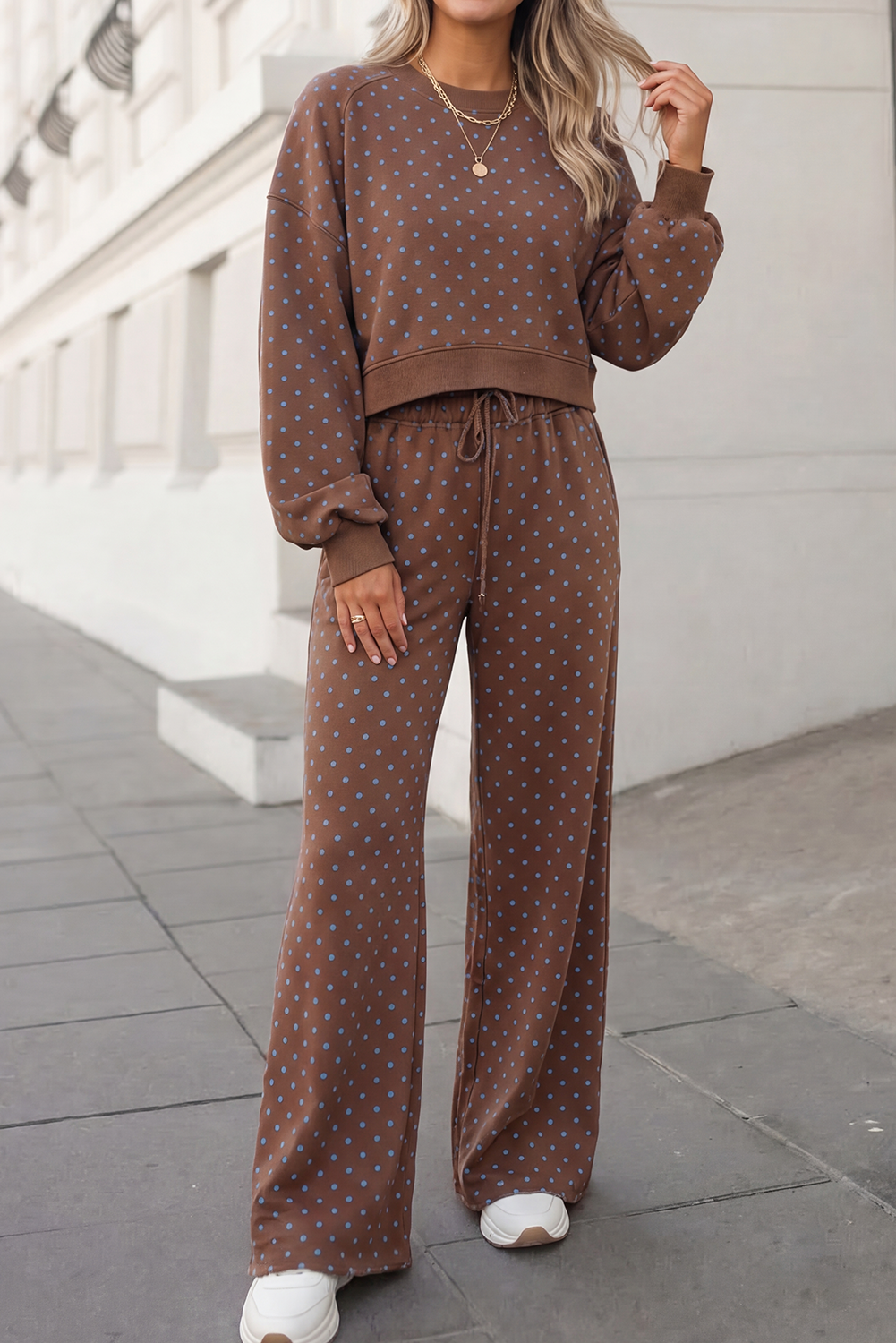 Polka Dot Print PANTS: S-XL