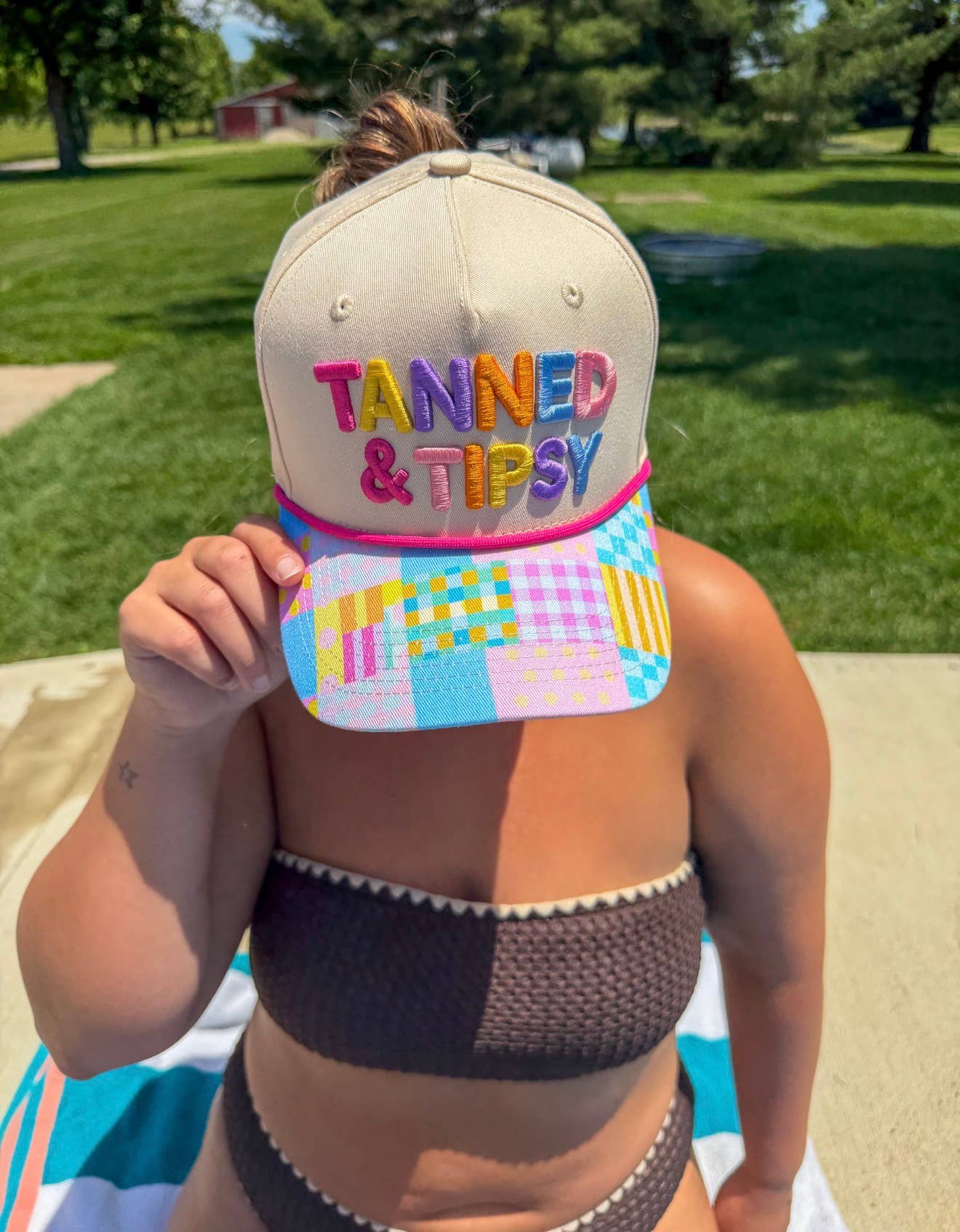 ‘TANNED & TIPSY’ Trucker Hat
