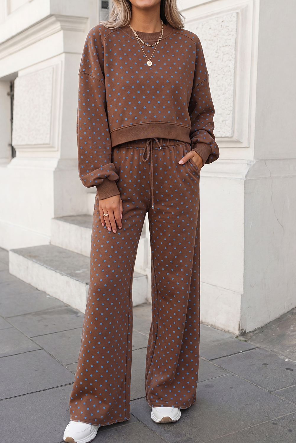 Polka Dot Print PANTS: S-XL